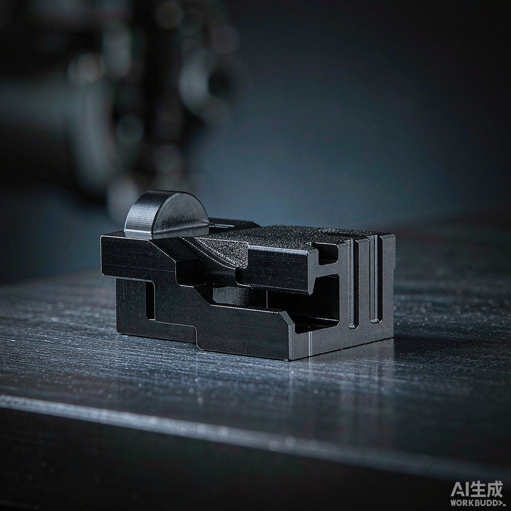 CNC milled aluminum component